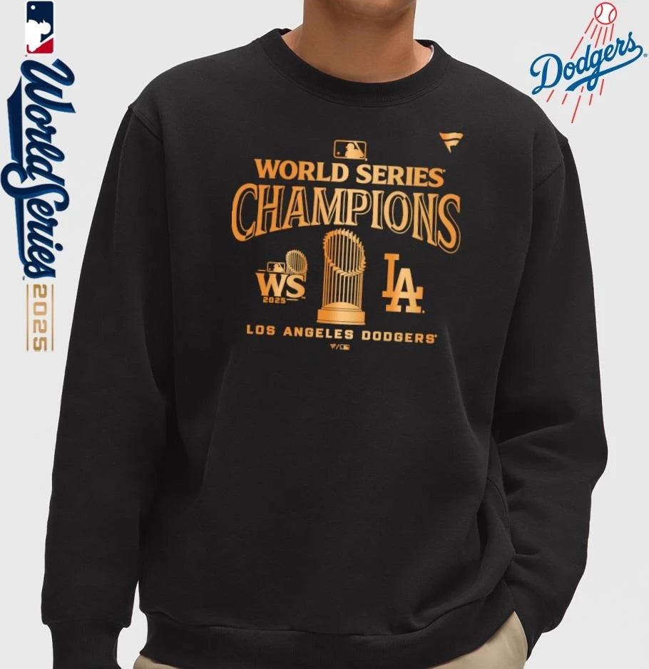 Los Angeles Dodgers 2025 World Series Champions Trophy Parade T-Shirt