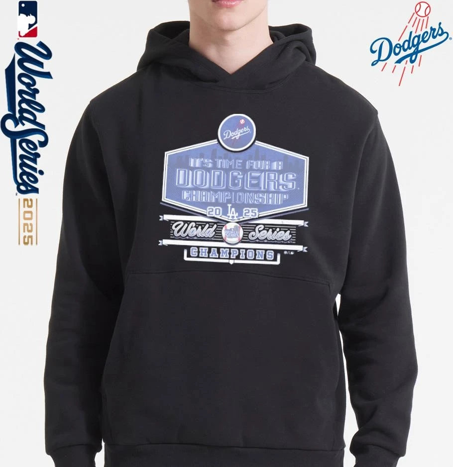 Los Angeles Dodgers 2025 World Series Champions It’s Time For A Skyline T-Shirt