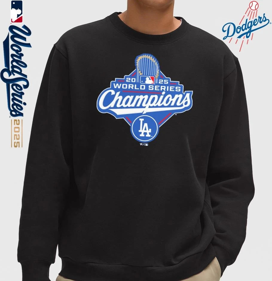 Los Angeles Dodgers 2025 World Series Champions Official Logo Limited T-Shirt