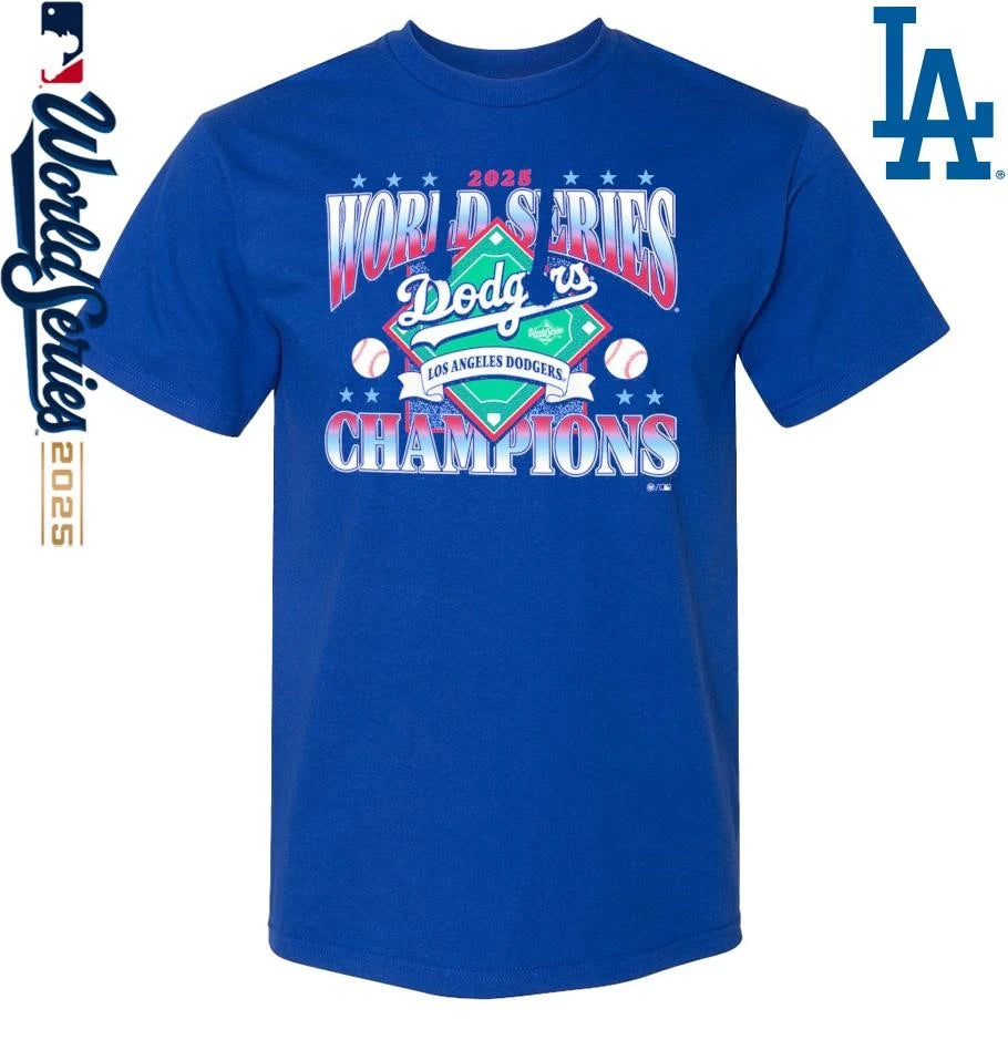Los Angeles Dodgers ’47 2025 World Series Champions Hoodie T-Shirt
