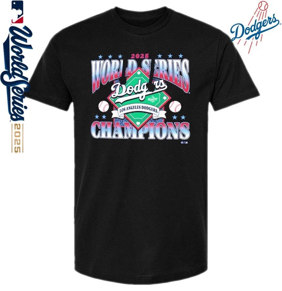 Los Angeles Dodgers ’47 2025 World Series Champions Hoodie T-Shirt