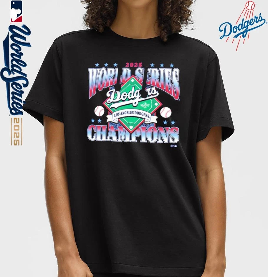 Los Angeles Dodgers ’47 2025 World Series Champions Hoodie T-Shirt