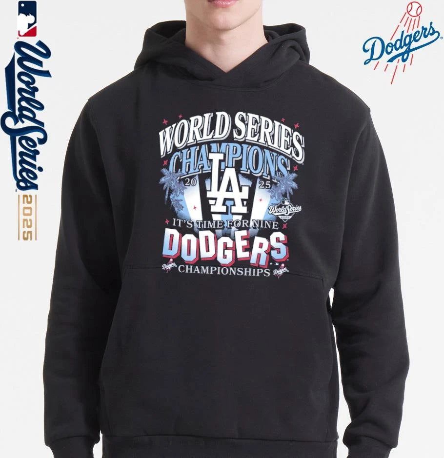Los Angeles Dodgers ’47 2025 World Series Champions Spotlights Franklin T-Shirt