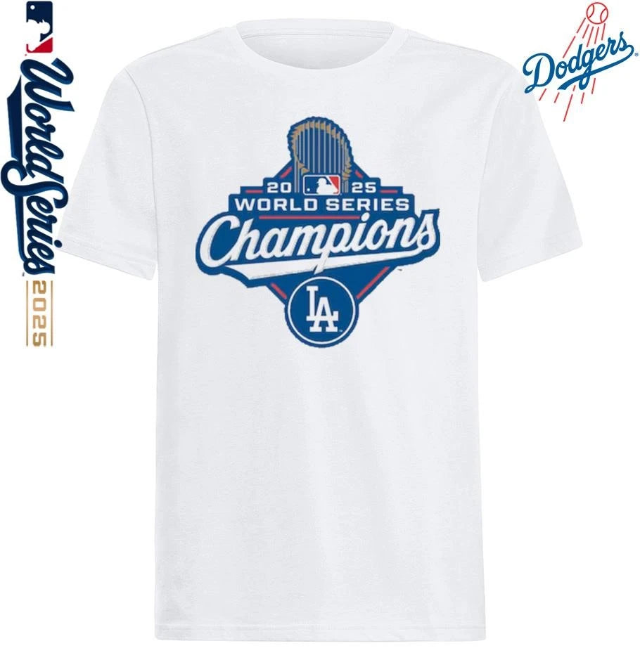 Los Angeles Dodgers Columbia 2025 World Series Champions Terminal T-Shirt