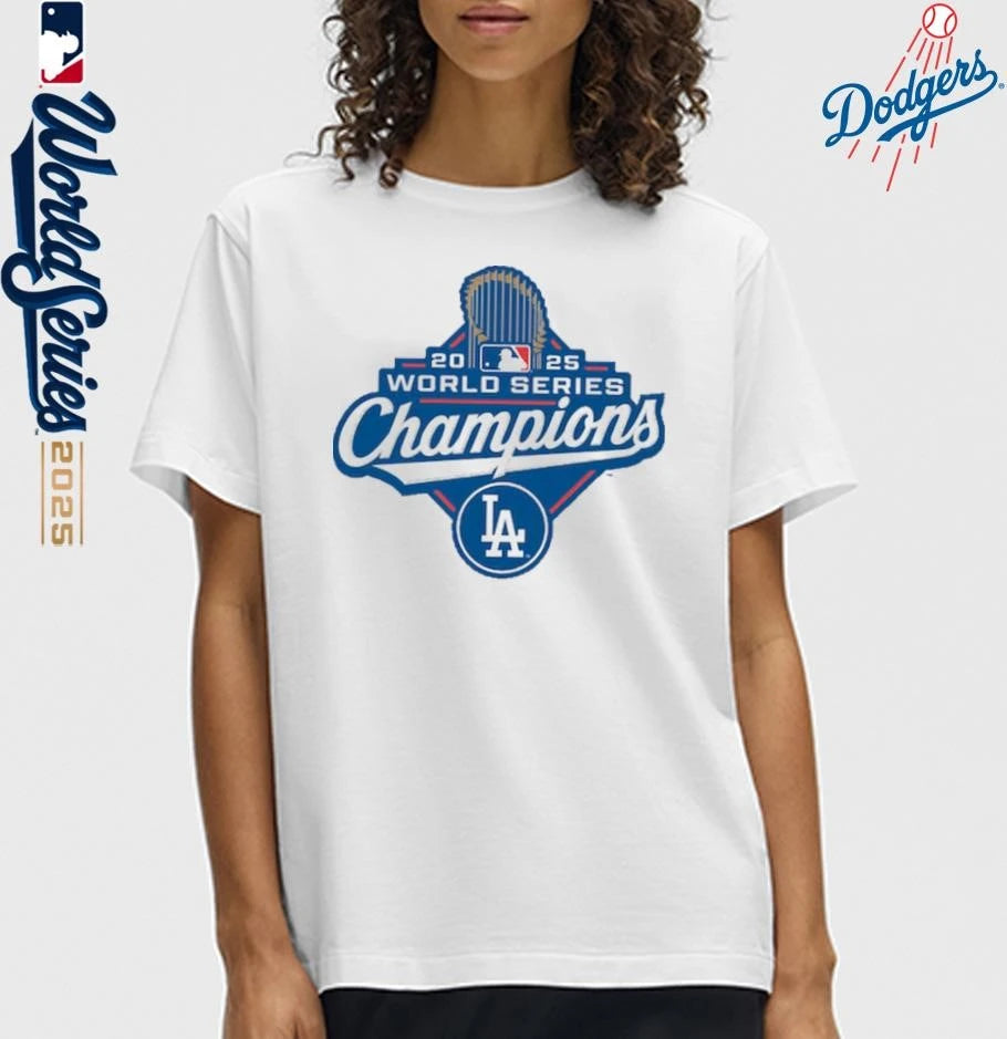 Los Angeles Dodgers Columbia 2025 World Series Champions Terminal T-Shirt