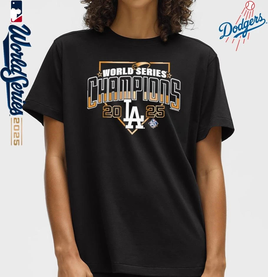 Los Angeles Dodgers Mitchell &amp; Ness 2025 World Series Champions Arch T-Shirt