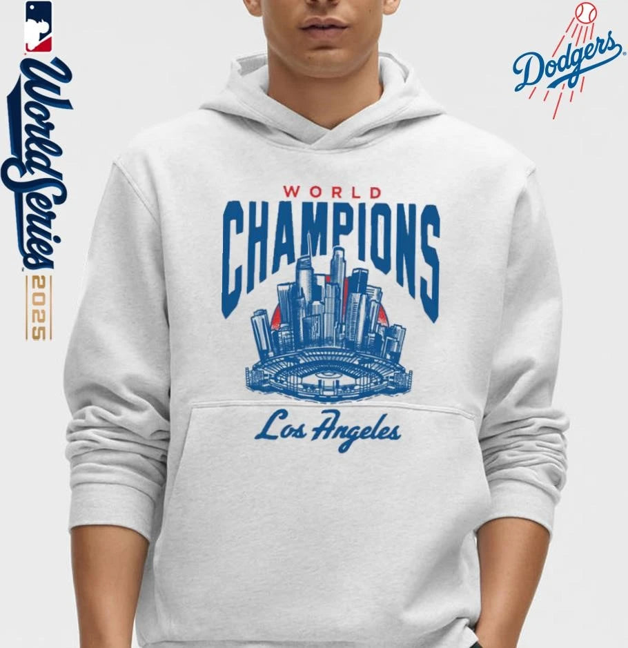 Los Angeles Dodgers World Champions Skyline T-Shirt
