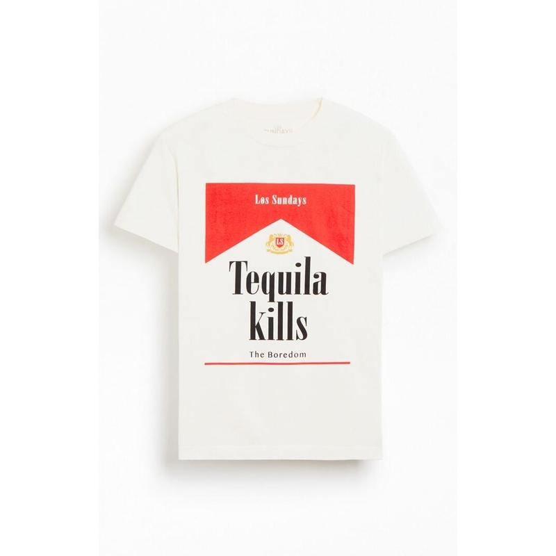 Los Sundays Men's Tequila Kills T-Shirt - Multicolor Hoodie, Sweatshirt | HypeCrazeTee.com