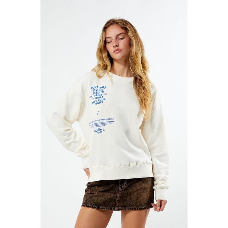 Los Sundays Women's The Sometimes Crew Neck Sweatshirt T-Shirts, Hoodie | HypeCrazeTee.com