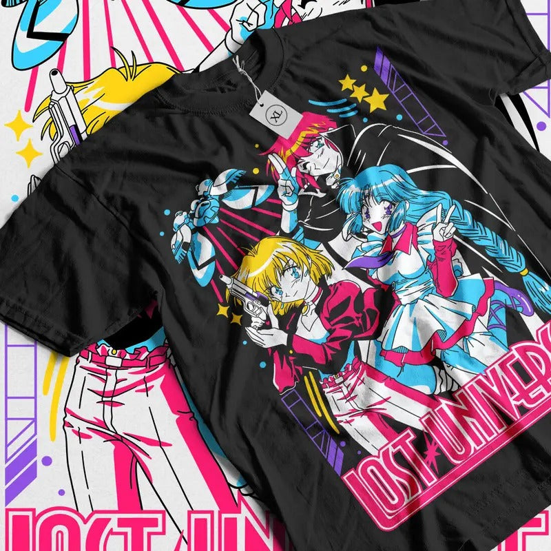 Lost Universe T-Shirt S-4XL KanzakaDex Anime Manga Kane Blueriver Hoshi Girl Shirt Hoodie, Sweatshirt | HypeCrazeTee.com