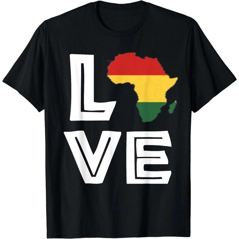 Love Africa Flag Proud African Pride Map T-Shirts, Hoodie, Sweatshirt