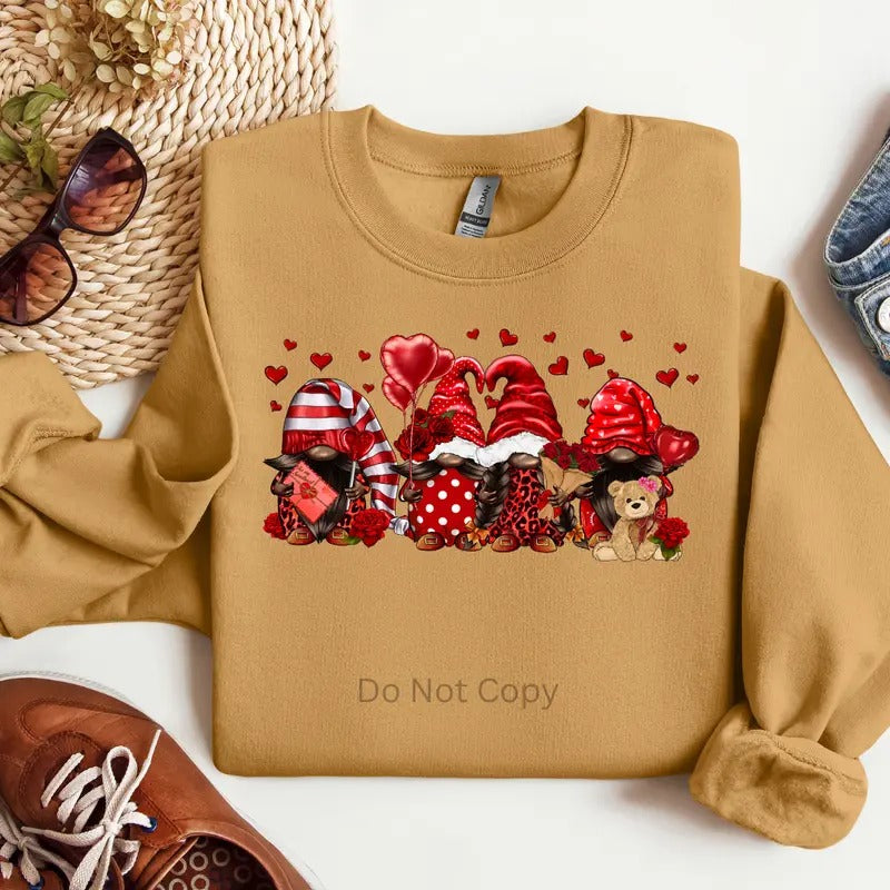 Love Day Gnomies DTF Transfer ONLY - This is NOT a T Shirt Hoodie, Sweatshirt | HypeCrazeTee.com