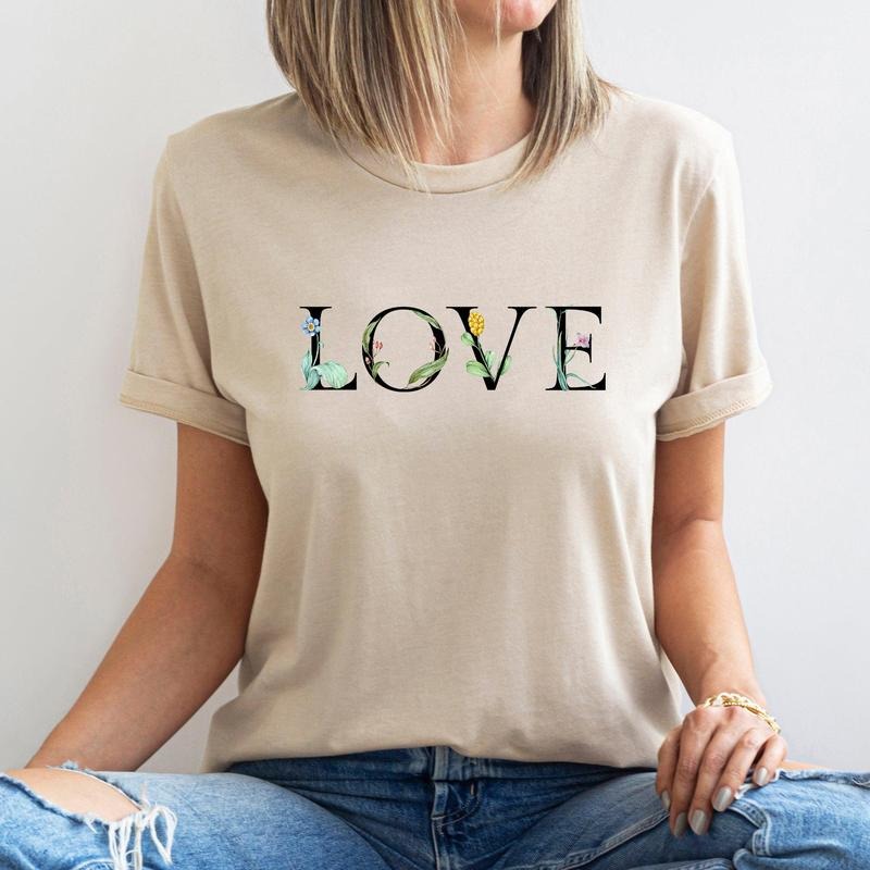 Love Flowers, Super Soft Tshirt, Valentine's Day Hoodie, Sweatshirt | HypeCrazeTee.com
