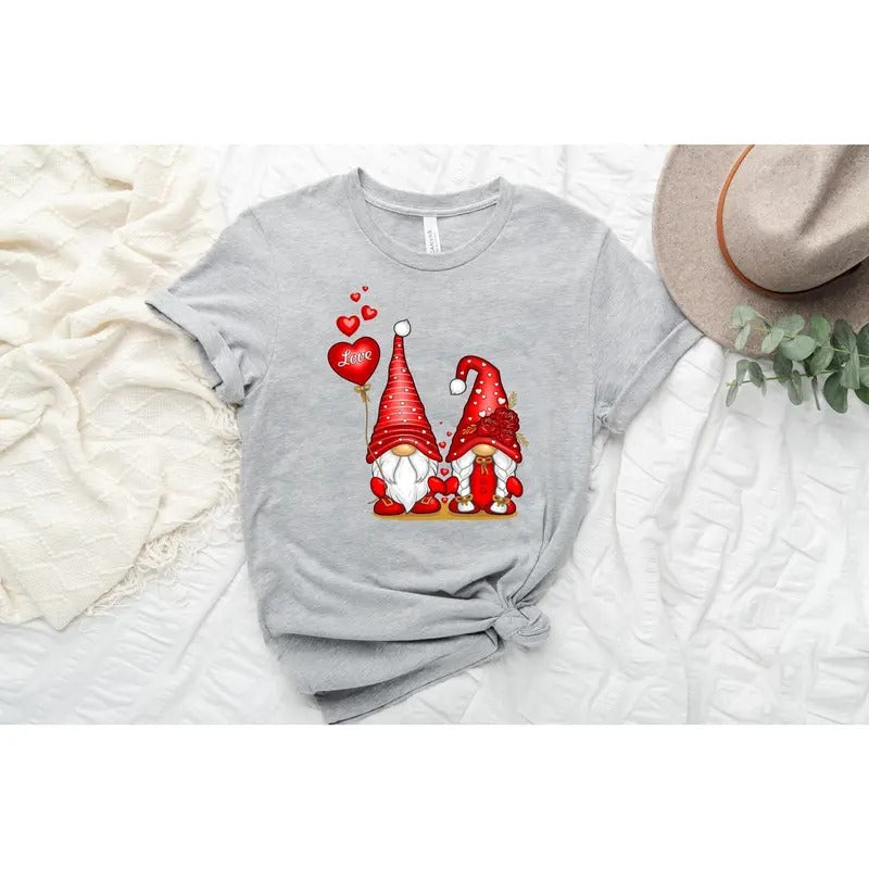 Love Gnomes Shirt | Valentines Day Shirt, Valentines Gnomes Shirt, Valentines Day Tee, Be Mine Shirt, Gift for Her,...
