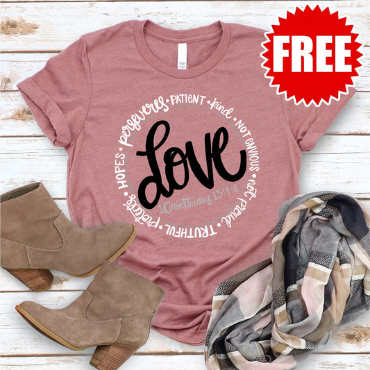 1 Corinthians Love Circle Tee - 0