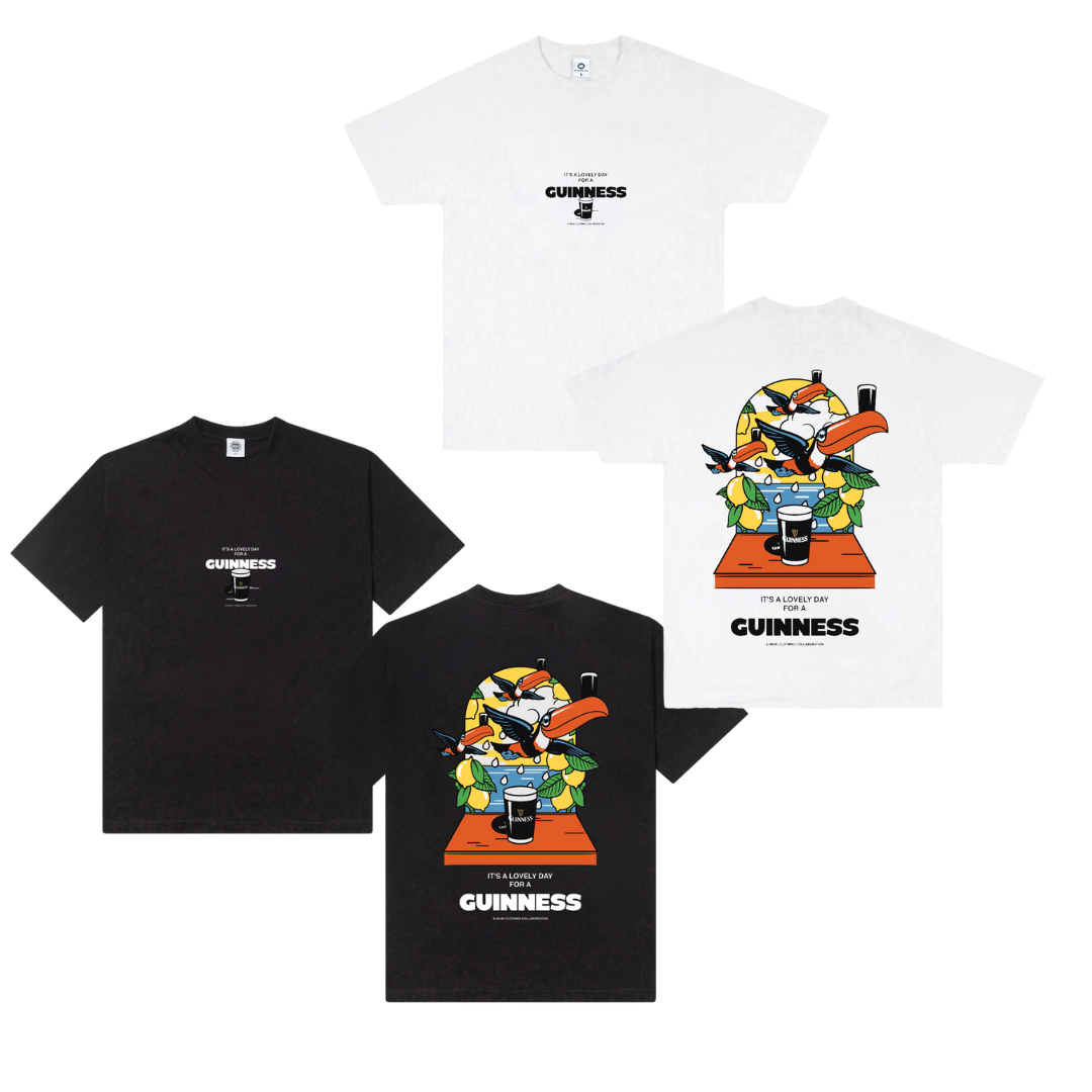 Guinness x UN:IK 'Lovely Drops' Tee Twinpack