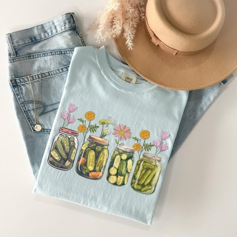 Lover Pickle Shirt, Canning Season T-Shirt, Gift for Gardener, Homemade Pickles Shirt Hoodie, Sweatshirt | HypeCrazeTee.com
