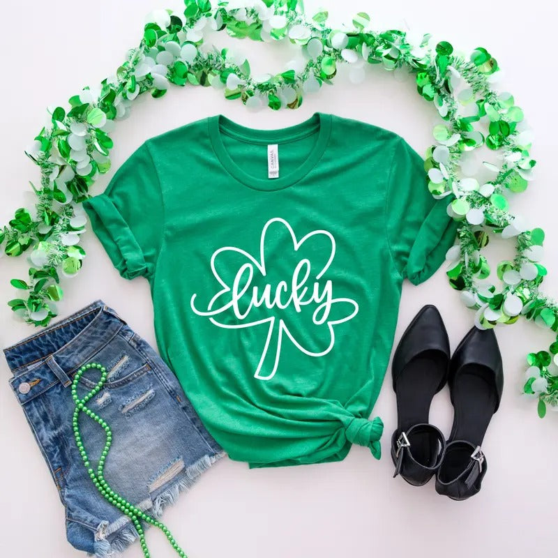 Lucky Bella Canvas T-Shirt Hoodie, Sweatshirt | HypeCrazeTee.com