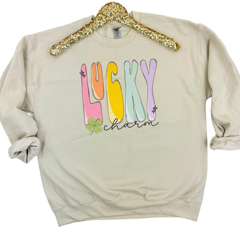 Lucky Charm Retro Sweatshirt T-Shirts, Hoodie | HypeCrazeTee.com