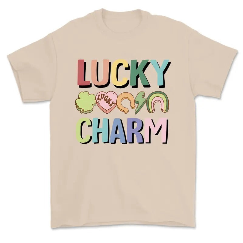 Lucky Charm Shirt,Happy Shamrock Sweatshirt,St Patrick's Day,Lucky Charm Sweatshirt,Irish Sweatshirt,Irish Day Shirt Hoodie