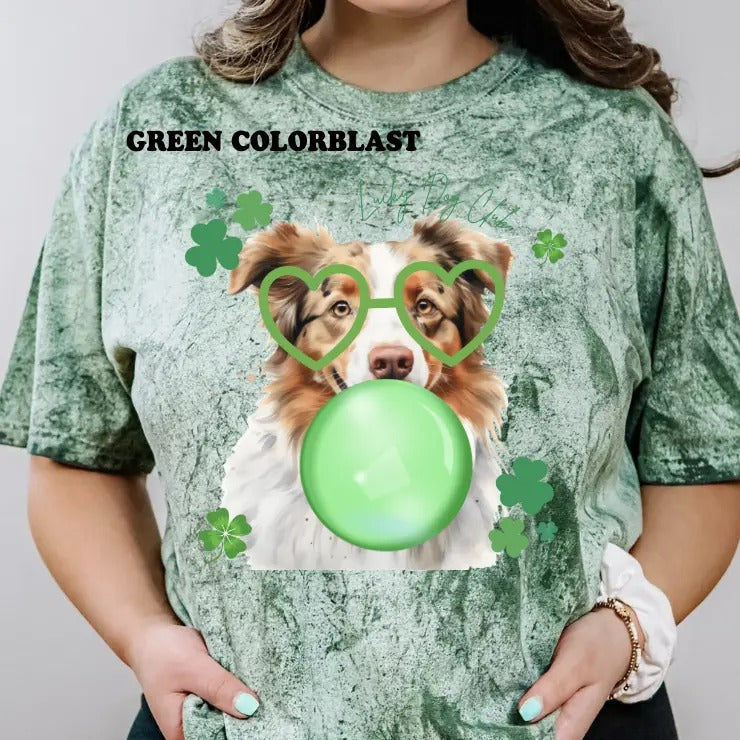 Lucky Dog Red Tri Aussie Shirt ~ Relaxed Fit Printed USA Womenswear Casual Comfort Cotton Top Athletic Boho Chic T-Shirts, Hoodie, Sweatshirt