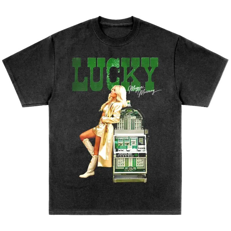 Lucky Girl Album Tee, Megan Moroney Graphic Concert Song Tshirt, Sweatshirt, Hoodie, Comfort Colors, Unisex Shirt, Top...