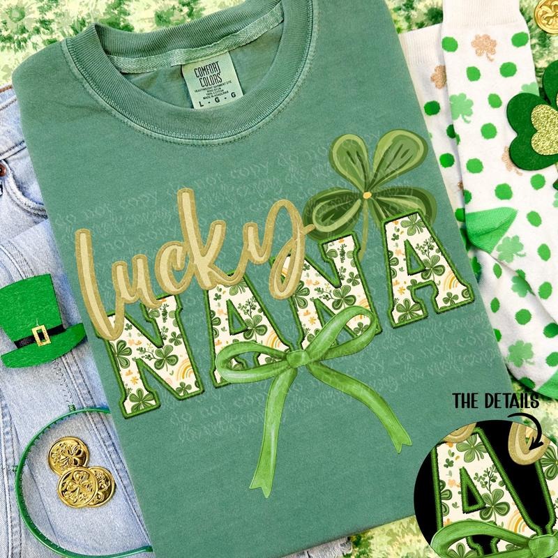 Lucky Nana DTF Transfers - THIS IS NOT A SHIRT Hoodie, Sweatshirt | HypeCrazeTee.com