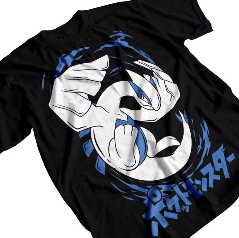 Lugia tee, Video Game T-Shirt, Japanese Anime TShirt Size S-3XL Hoodie, Sweatshirt | HypeCrazeTee.com