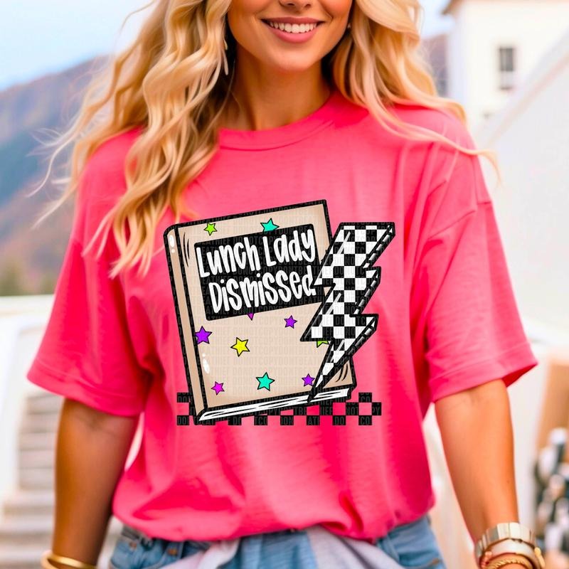 Lunch Lady Book DTF Transfers - THIS IS NOT A SHIRT Hoodie, Sweatshirt | HypeCrazeTee.com