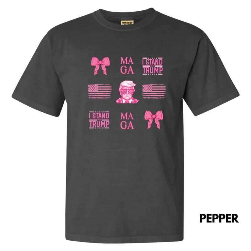 MAGA Coquette Collage Comfort Colors T-Shirt 'NLB' Hoodie, Sweatshirt | HypeCrazeTee.com