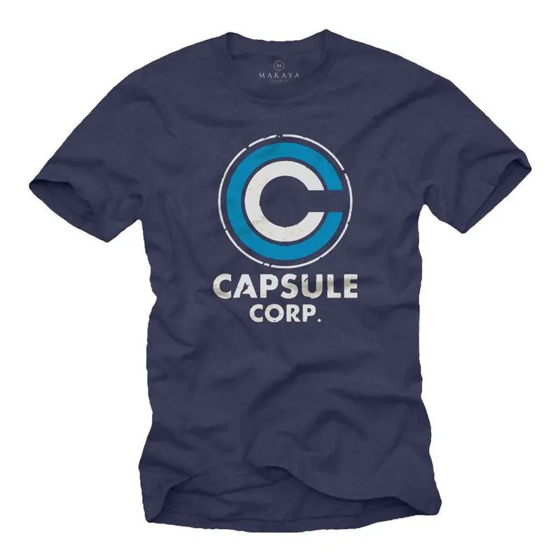 MAKAYA Capsule Corp Dragon T-Shirt for Men dark grey S-XXXXXL Hoodie, Sweatshirt | HypeCrazeTee.com