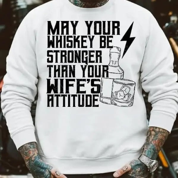 MAY YOUR WHISKEY DTF Transfers - THIS IS NOT A SHIRT Hoodie, Sweatshirt | HypeCrazeTee.com
