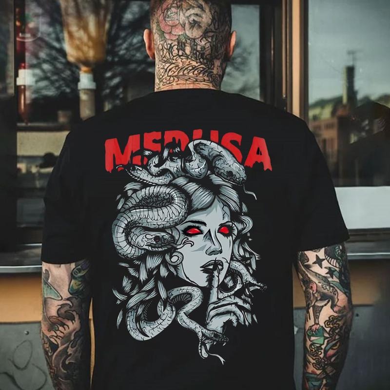 MEDUSA Print Men's T-shirt Hoodie, Sweatshirt | HypeCrazeTee.com