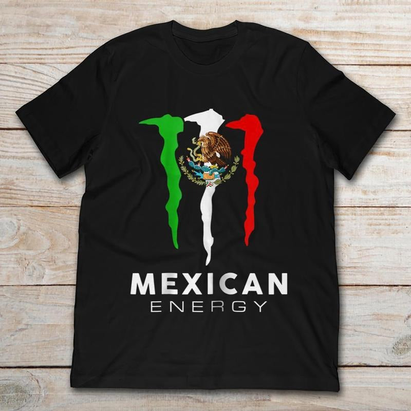 MEXICO FLAG MEXICAN ENERGY DRINK LOGO T-SHIRT Hoodie, Sweatshirt | HypeCrazeTee.com