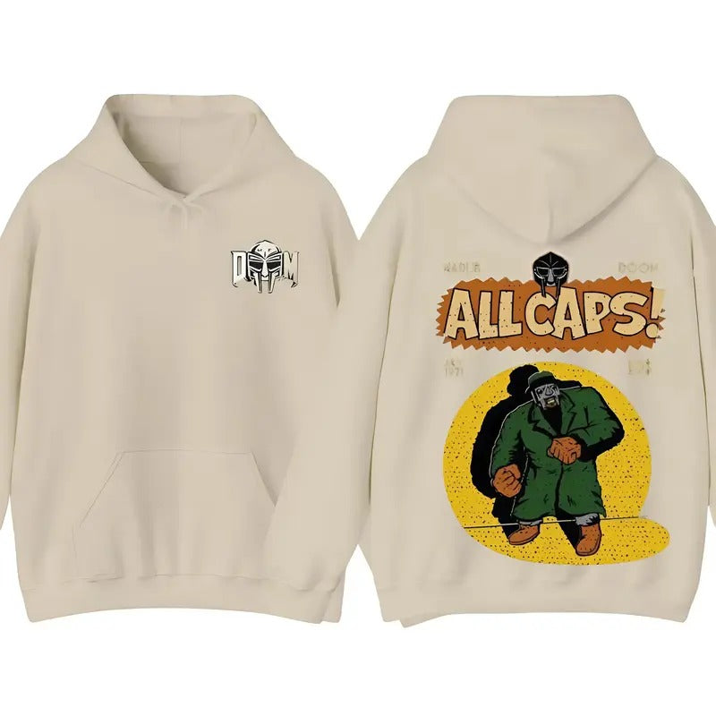 MF Doom Madlib All Caps T-Shirt Sweatshirt Hoodie, For Men For Women | HypeCrazeTee.com