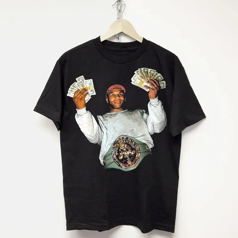 MIKE TYSON T-SHIRT vintage rap tee shirt Hoodie, Sweatshirt | HypeCrazeTee.com