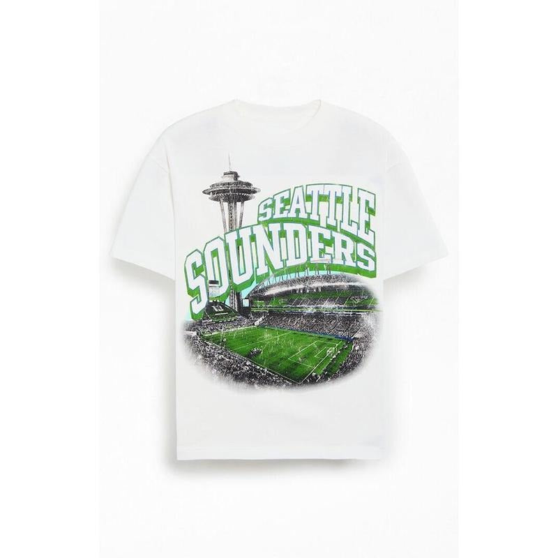 MLS Men's Seattle Sounders Stadium T-Shirt - Multicolor Hoodie, Sweatshirt | HypeCrazeTee.com