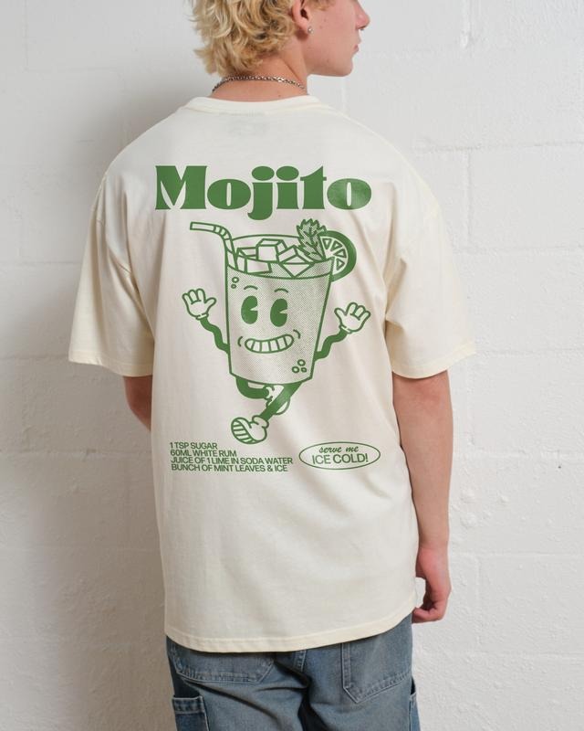 MOJITO T-SHIRT, Men Summer Fashion Cotton, Cotton Menswear, S to 3XL Soft Topstyle{n002}2 Hoodie, Sweatshirt