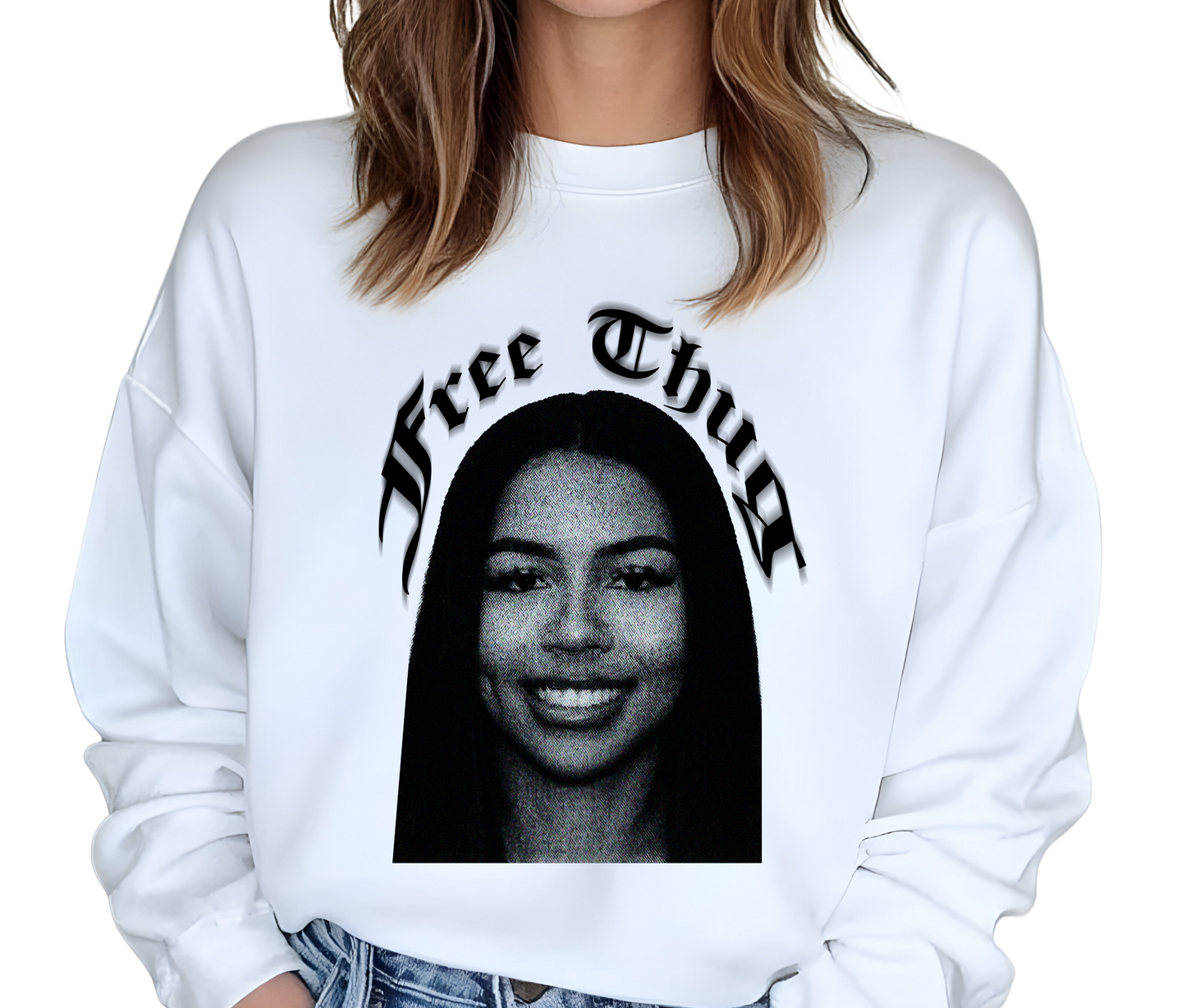Mariah the Scientist Free Thug Sweatshirt – Vintage R&B Pullover – Hip Hop Streetwear for Music Fans