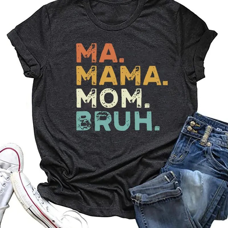 Ma Mama Mom Bruh T-Shirt Hoodie, Sweatshirt | HypeCrazeTee.com