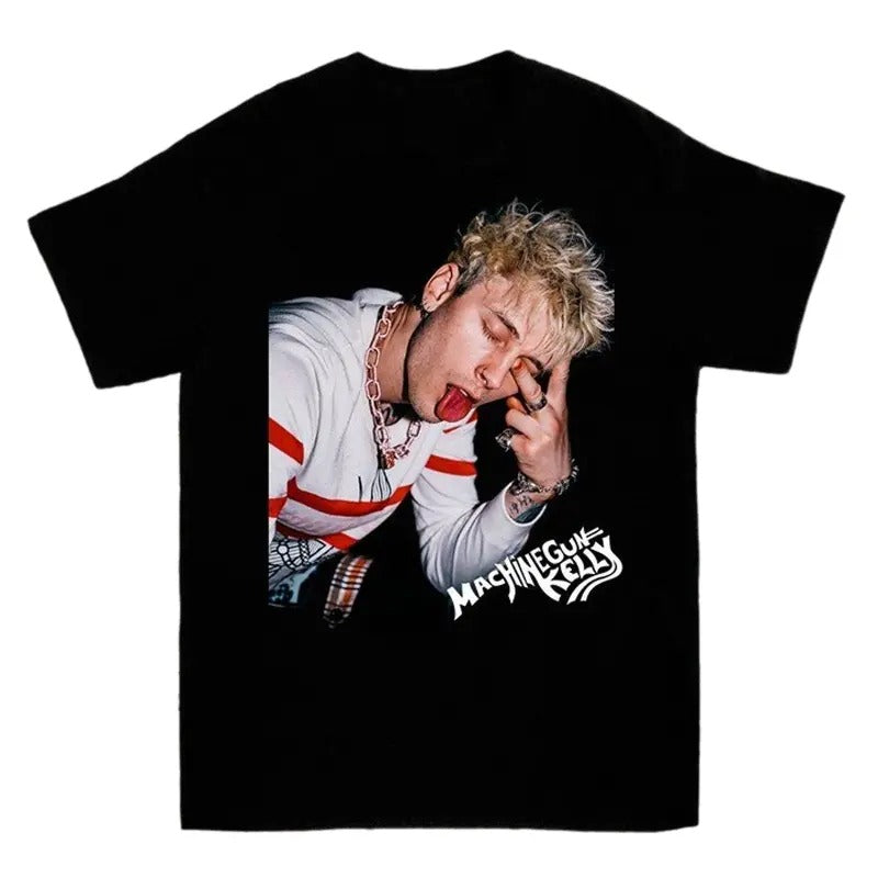 Machine Gun Kelly Black T-shirt Unisex Cotton tee All Sizes Hoodie, Sweatshirt | HypeCrazeTee.com
