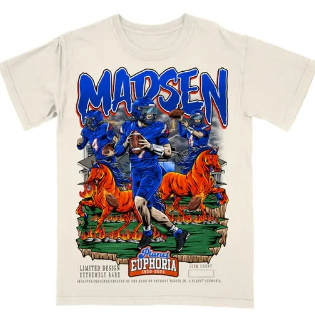 Maddux Madsen Tee for Men - Soft and Comfortable Shirt - Menswear - Graphic T-Shirt Hoodie, Sweatshirt | HypeCrazeTee.com
