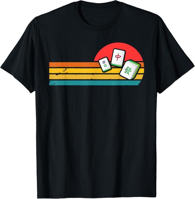 Mahjong Chinese 80s Retro Mah Jongg T-Shirt Hoodie, Sweatshirt | HypeCrazeTee.com