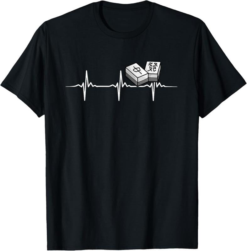 Mahjong Heartbeat T-Shirt Hoodie, Sweatshirt | HypeCrazeTee.com