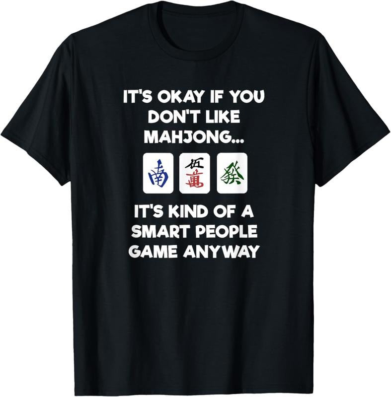Mahjong T-Shirt - Funny Mahjong Smart People T-Shirt Hoodie, Sweatshirt | HypeCrazeTee.com