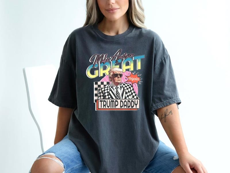 Make America Great Again Trump Daddy Shirt 2024 Republican Gift Tee - Unisex Menswear Womenswear Top