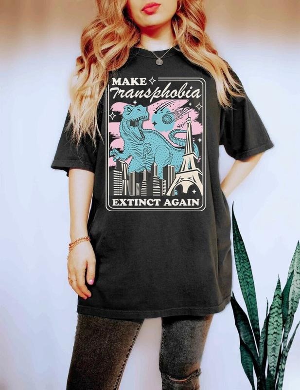 Make transphobia extinct again shirt | stop transphobia | protect trans | trans rights are human rights | trans lives...