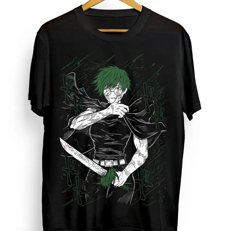 Maki Zenin T-shirt Jujutsu Kaisen Horror Anime Manga Kawaii Gift Shirt All Sizestyle{n002}2 Hoodie, Sweatshirt