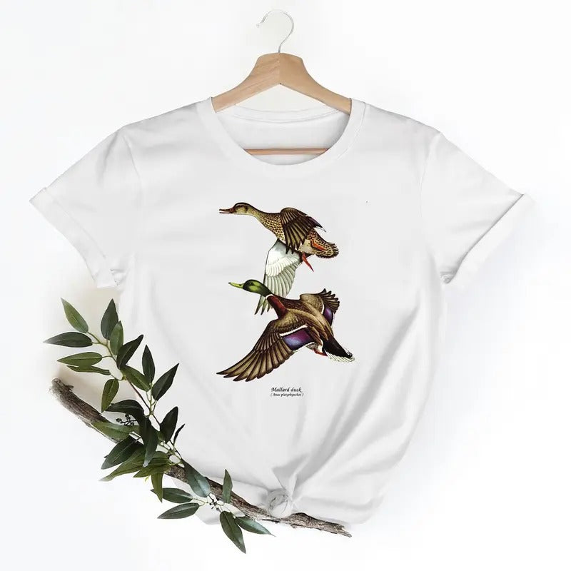 Mallard Duck Husband Wife Couple Hunting Season Vintage Cotton T-Shirts, Hoodie, Sweatshirt