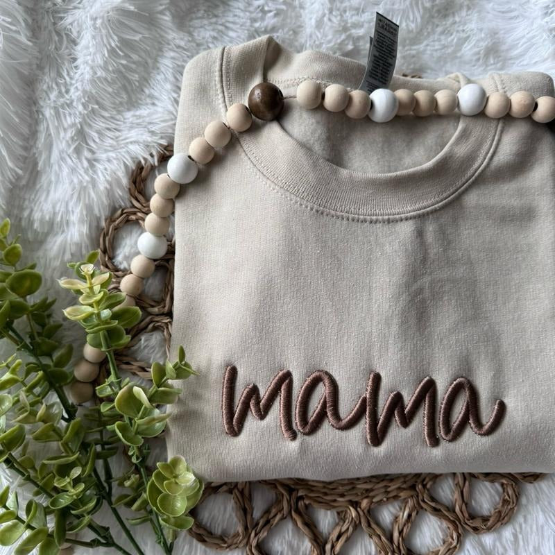 Mama 3D Puff Embroidery Sweatshirt T-Shirts, Hoodie | HypeCrazeTee.com